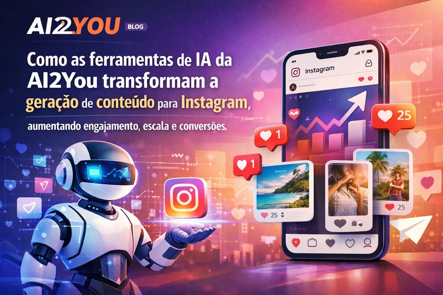 Revolucionando o Conteúdo no Instagram com Inteligência Artificial